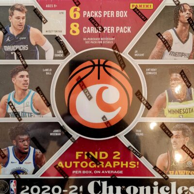2020-21 PANINI CHRONICLES NBA TRADING CARD BOX (HOBBY)
