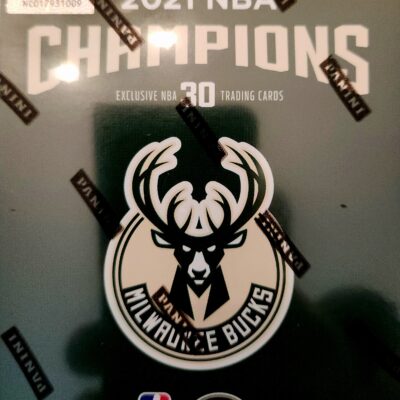 2021 PANINI NBA CHAMPIONS MILWAUKEE BUCKS LIMITED EDITION BOX