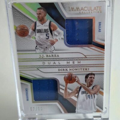 JJ Barea / Dirk Nowitzki Dual Patch /99 – 2024-25 Immaculate Collection