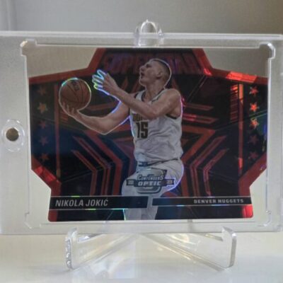 Nikola Jokić #5 – 2022-23 Contenders Optic Superstars Die-Cut Red Wave (Nuggets)