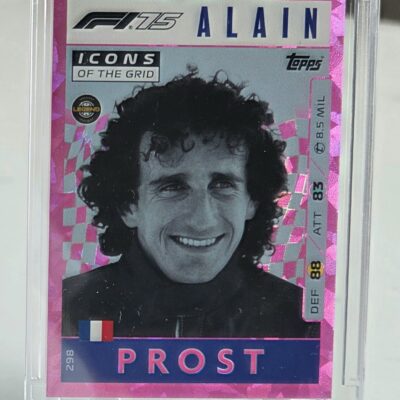 Alain Prost Icons of the Grid Pink – F1 Topps Turbo Attax 2025 🔥