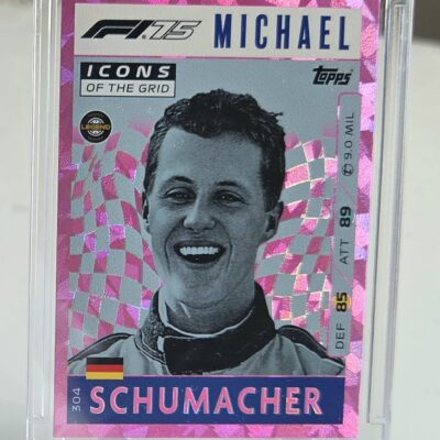 Michael Schumacher Icons of the Grid Pink – Topps Turbo Attax 2025