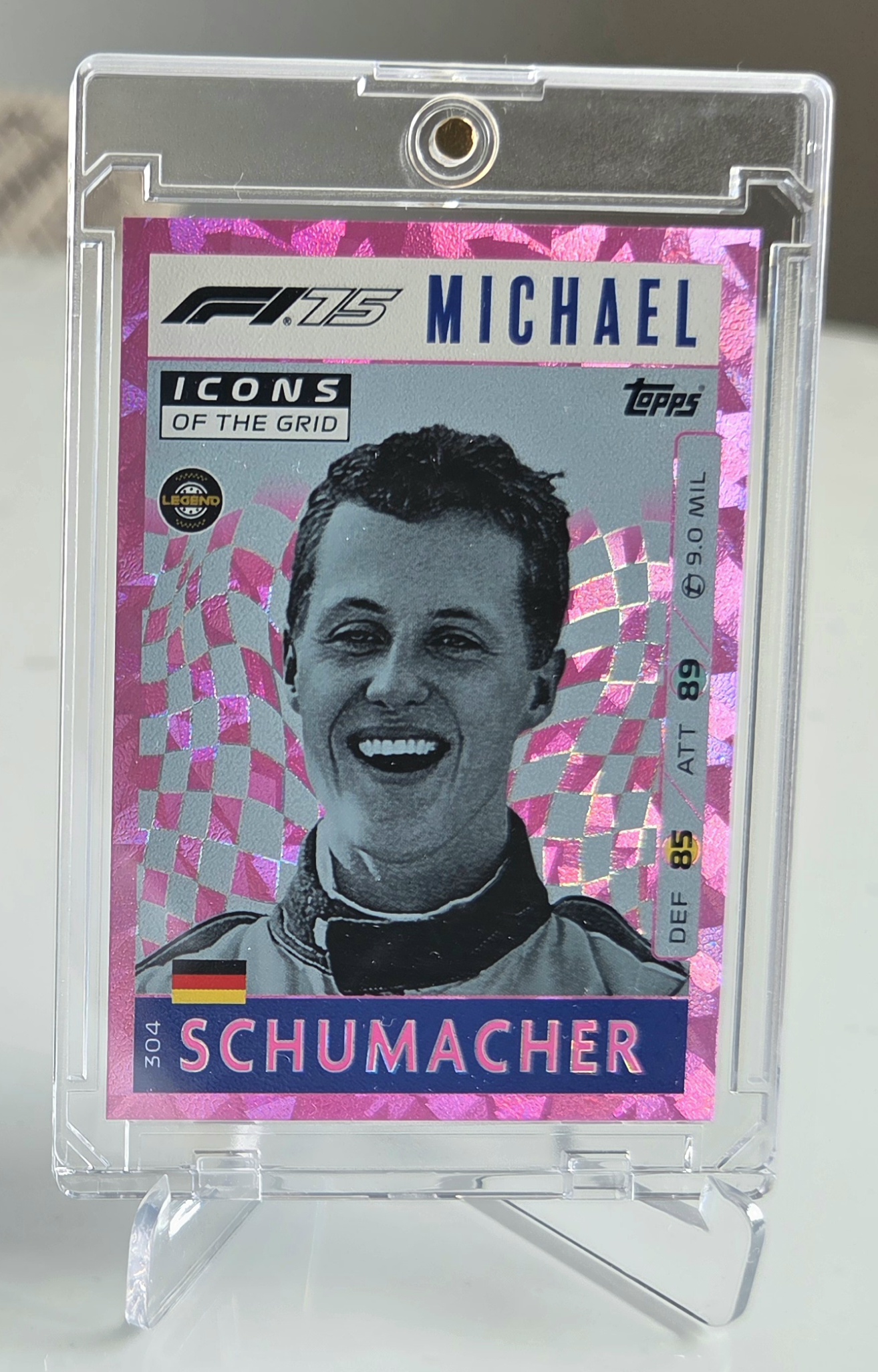 Michael Schumacher Icons of the Grid Pink – Topps Turbo Attax 2025