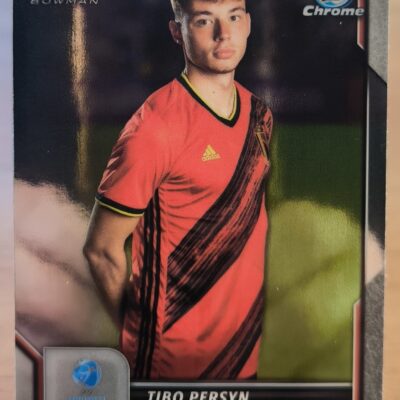 Tibo Persyn 1st Bowman Chrome 2022 Topps U21 Belgium kartica