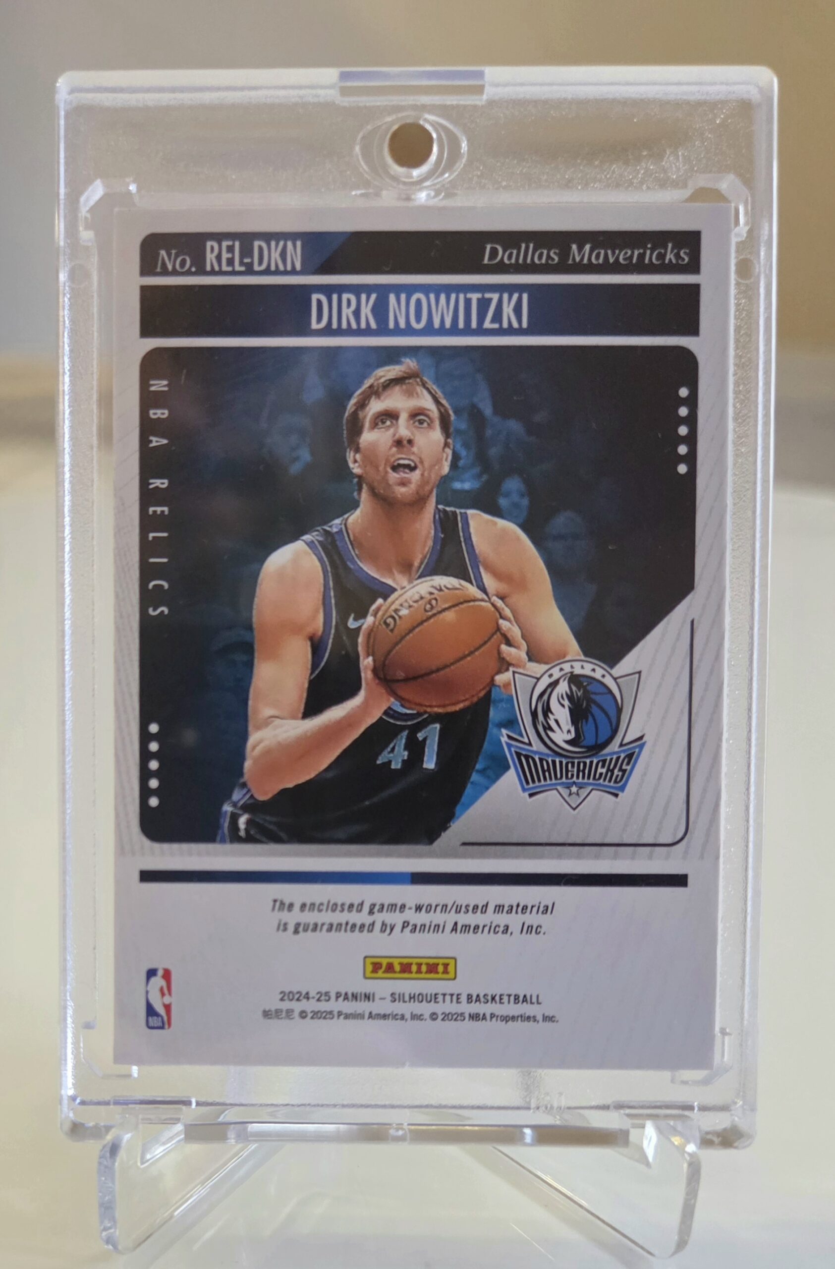 Dirk Nowitzki NBA Relics /49 – Panini Silhouette 2024-25 - slika 3