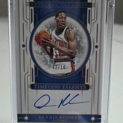 Dennis Rodman Timeless Talents Auto /10 – National Treasures 2023-24